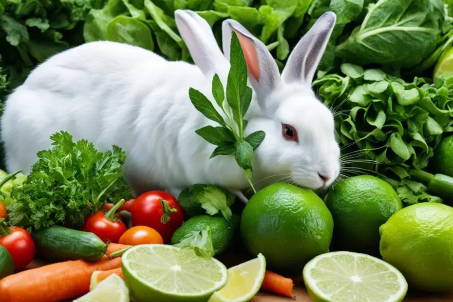 can rabbits eat lime