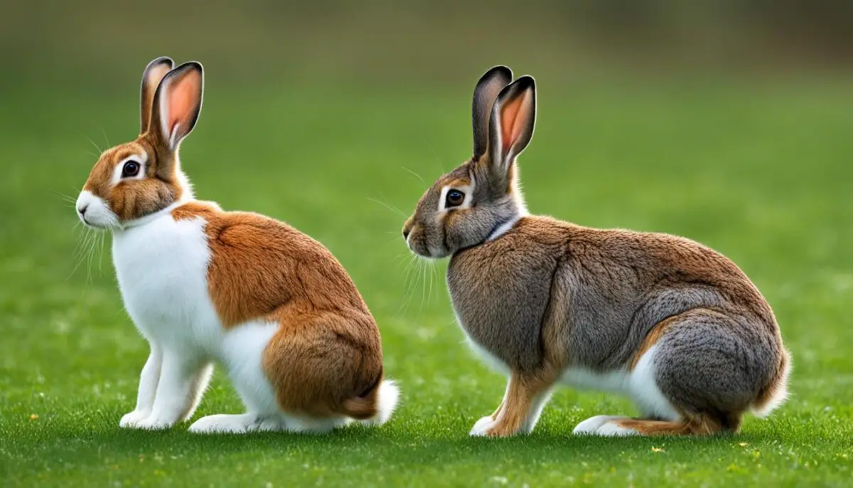 difference between rabbits and hares