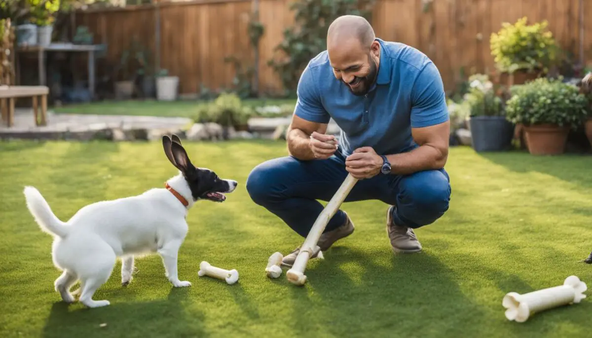 feeding rabbit bones to dogs