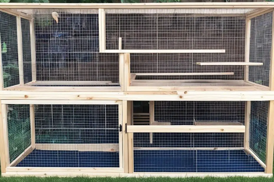 rabbit cage multi level
