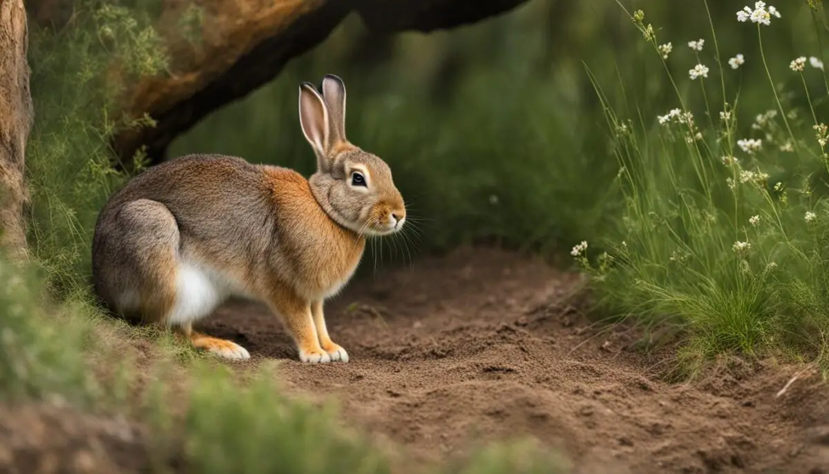 rabbit habitats in nature