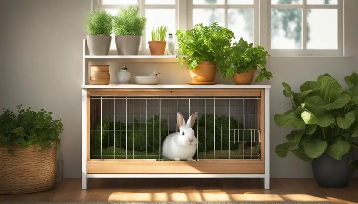 rabbit hutch indoor diy