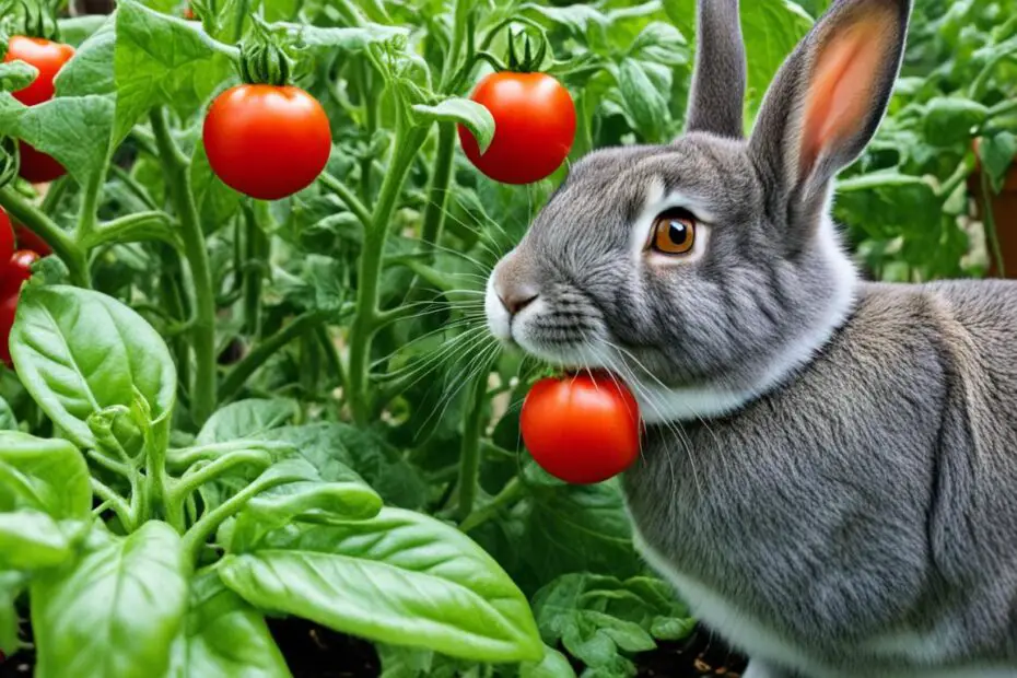 will rabbits eat tomato plants