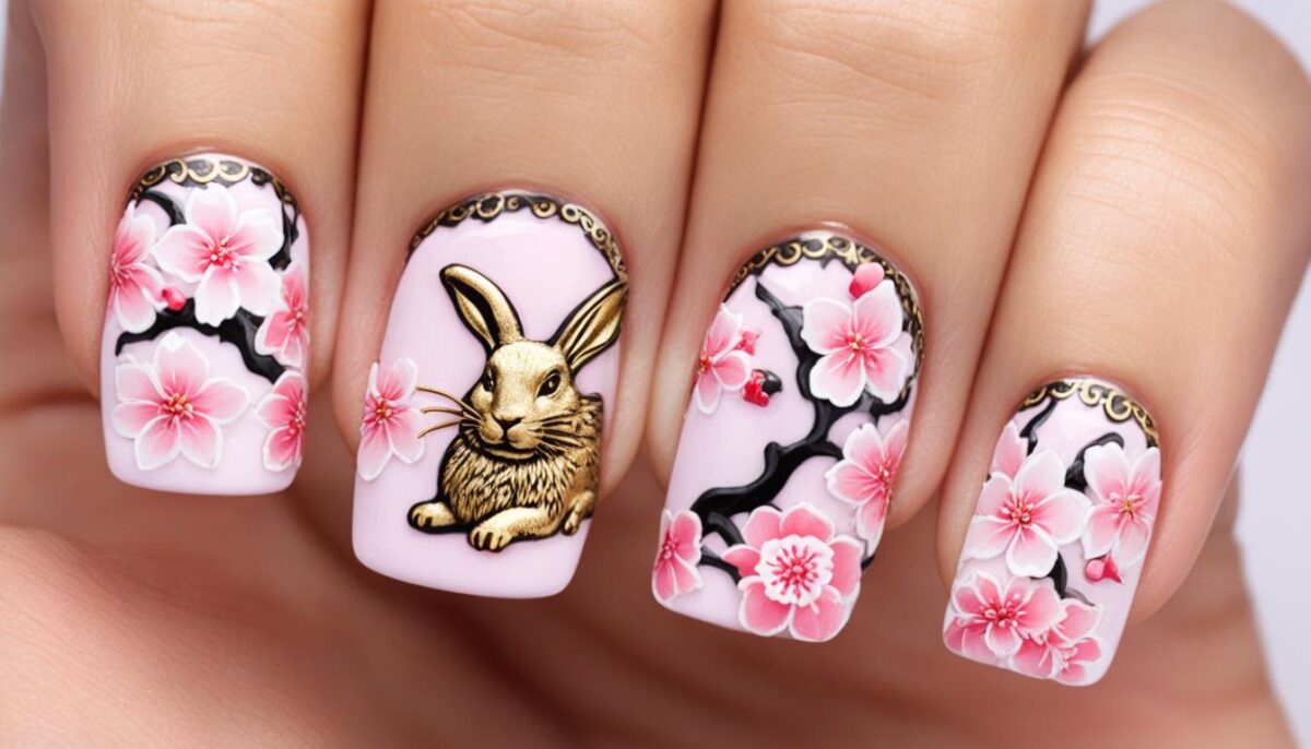 Year Of The Rabbit Nails: Nail Art Ideas Inspired By The Chinese Zodiac