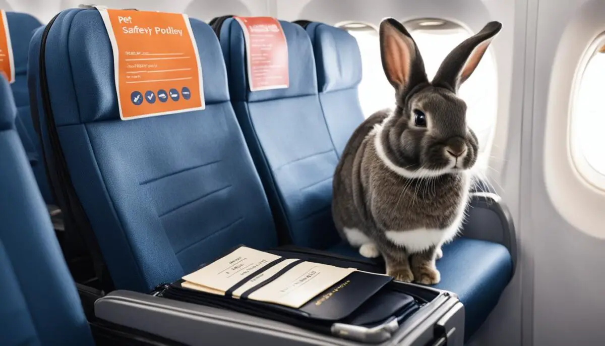 airlines' rules for flying with rabbits