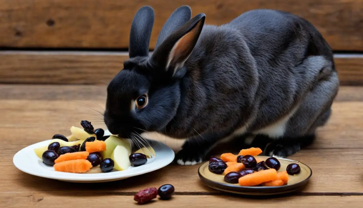 are black olives safe for rabbits