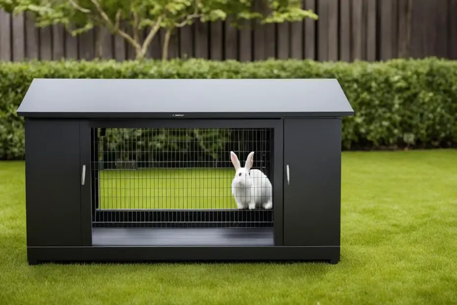 build a self cleaning rabbit hutch