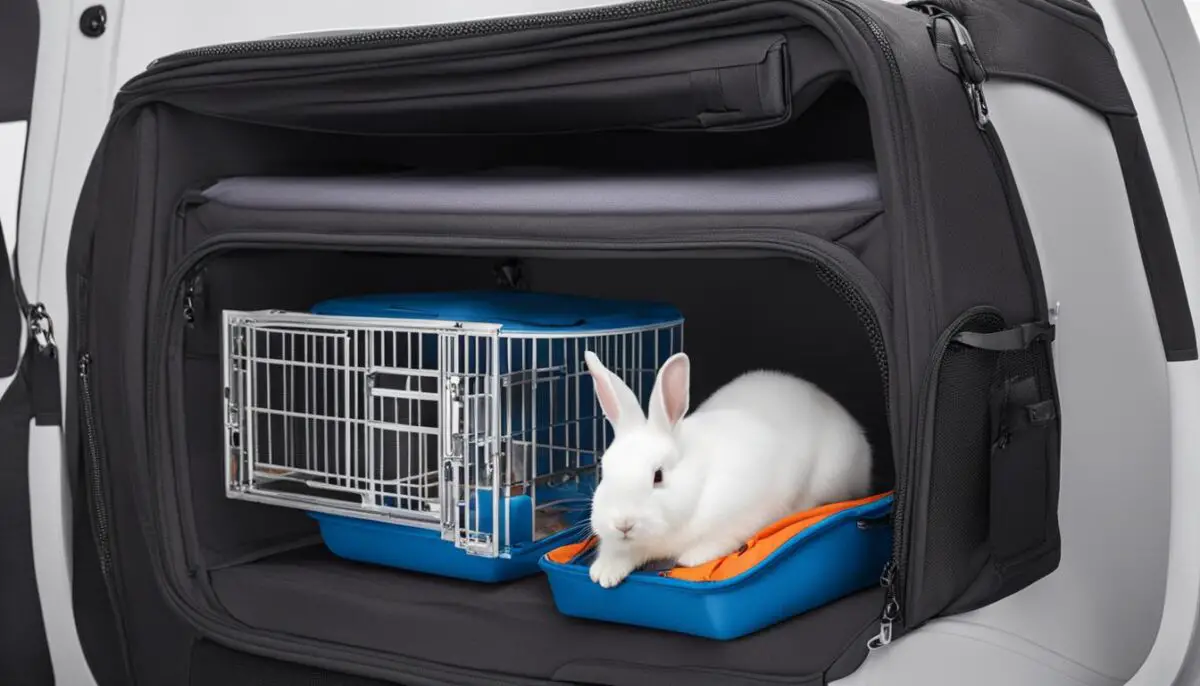 rabbit carrier for airplane travel