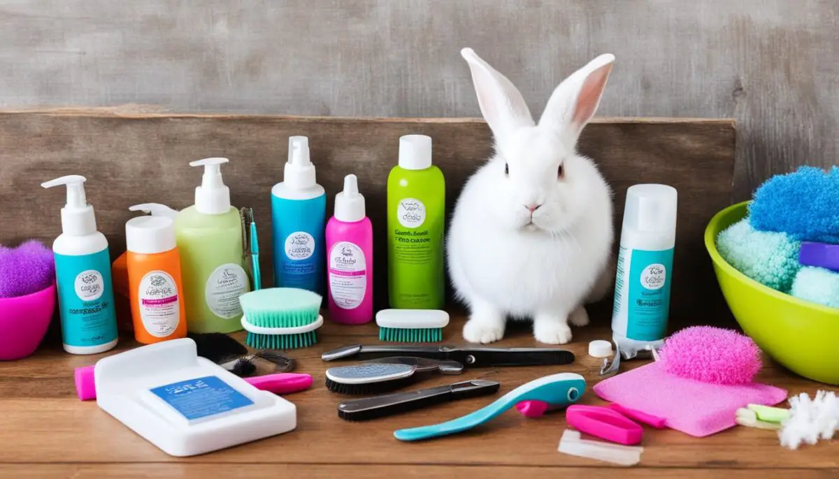 rabbit grooming supplies