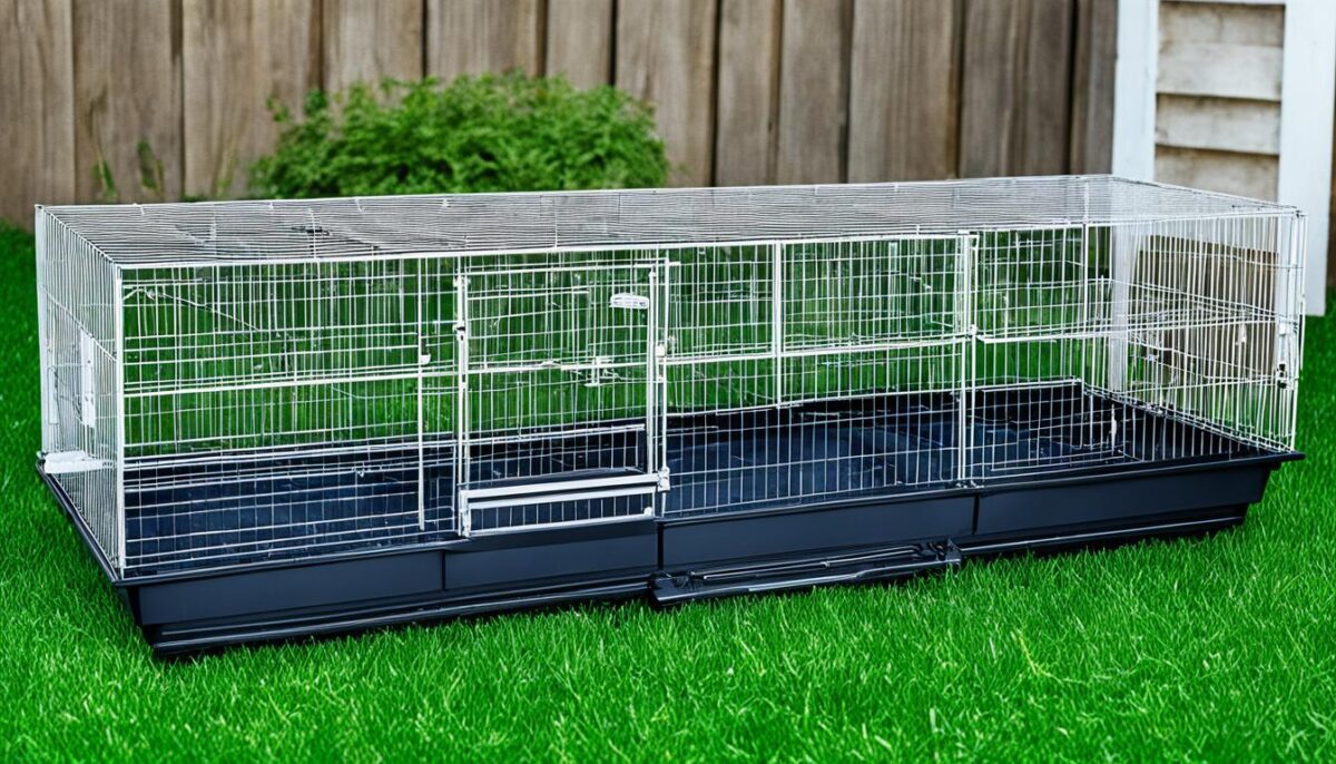 rabbit hutch wire cage