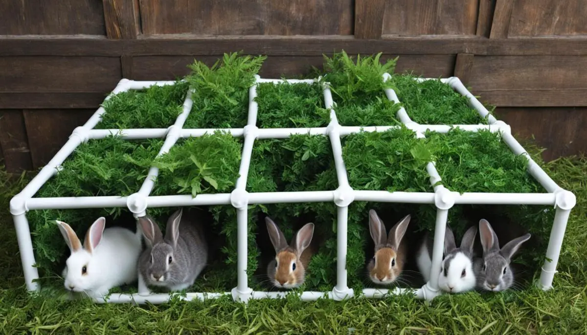toys for rabbit cage