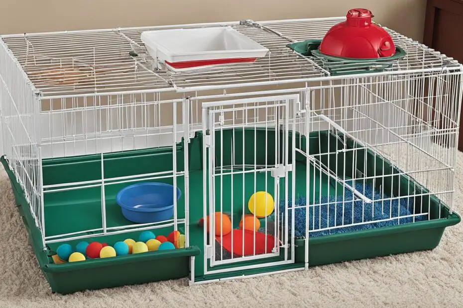 what to put in a rabbit cage