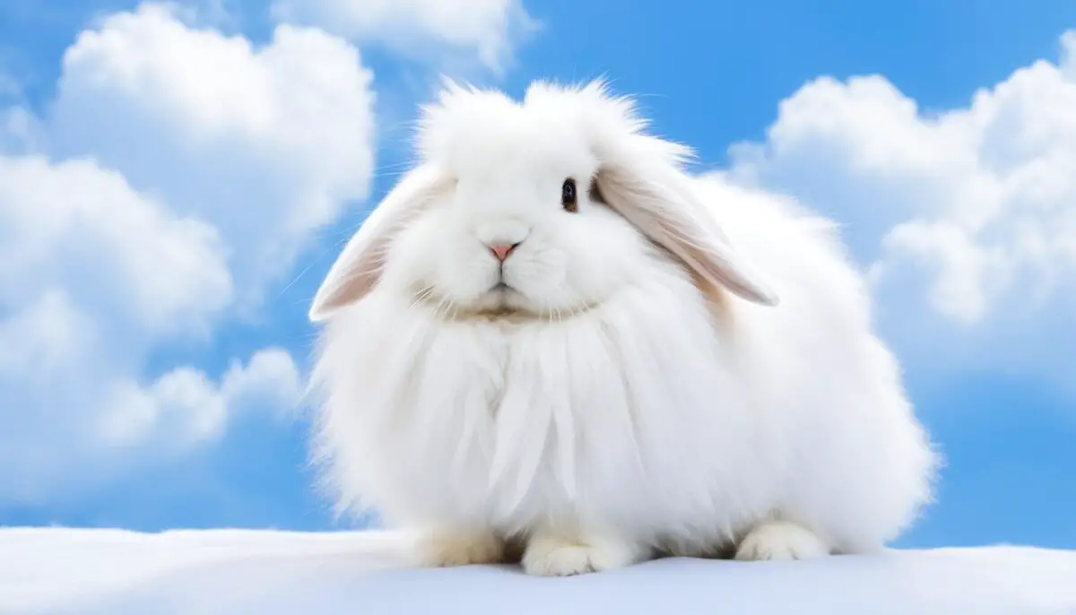 white angora rabbit