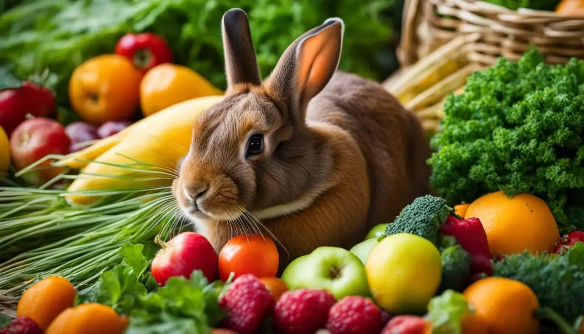 hay in a rabbit's diet