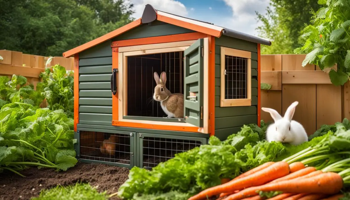 waterproof rabbit hutch